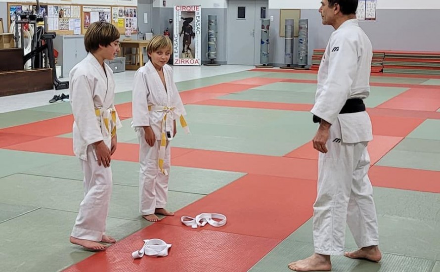Nouvelles ceintures au club de Judo à Hendaye