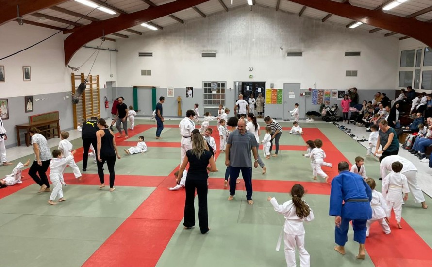 Les parents au judo à Hendaye