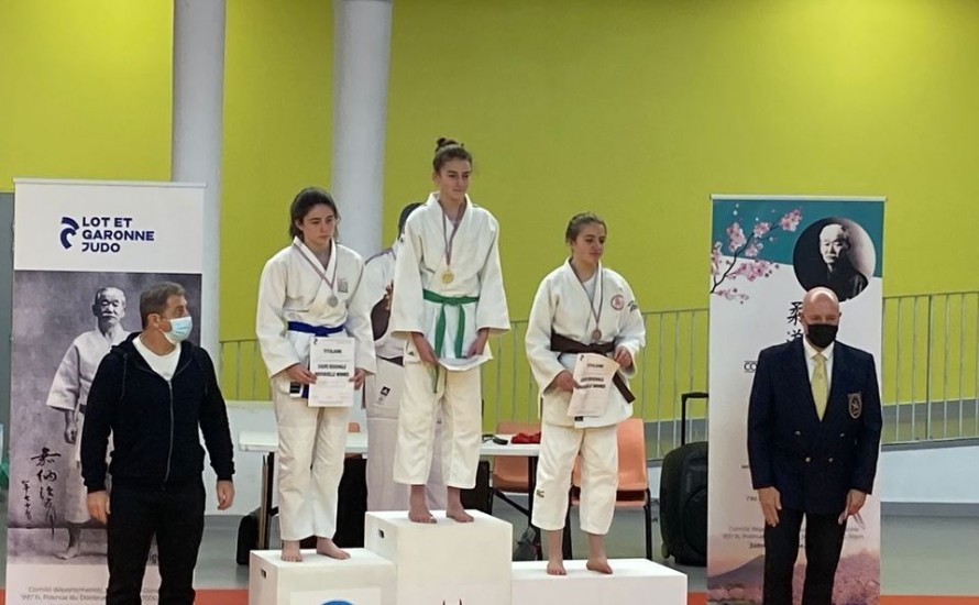 Félicitation Nora club de Judo à Hendaye
