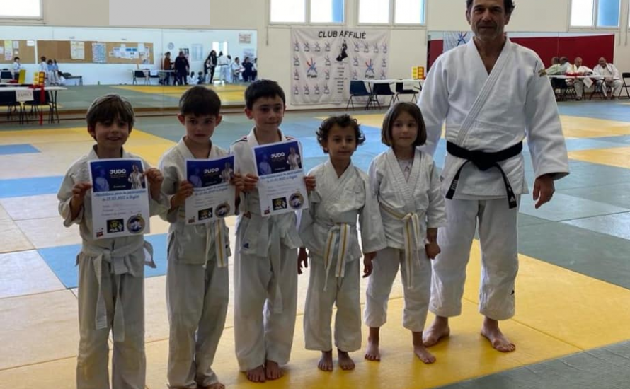Les jeunes judoka hendayais au Tournoi Petits Tigres